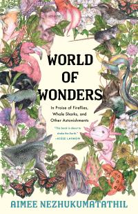 World of Wonders book cover featuring animals and plant life 