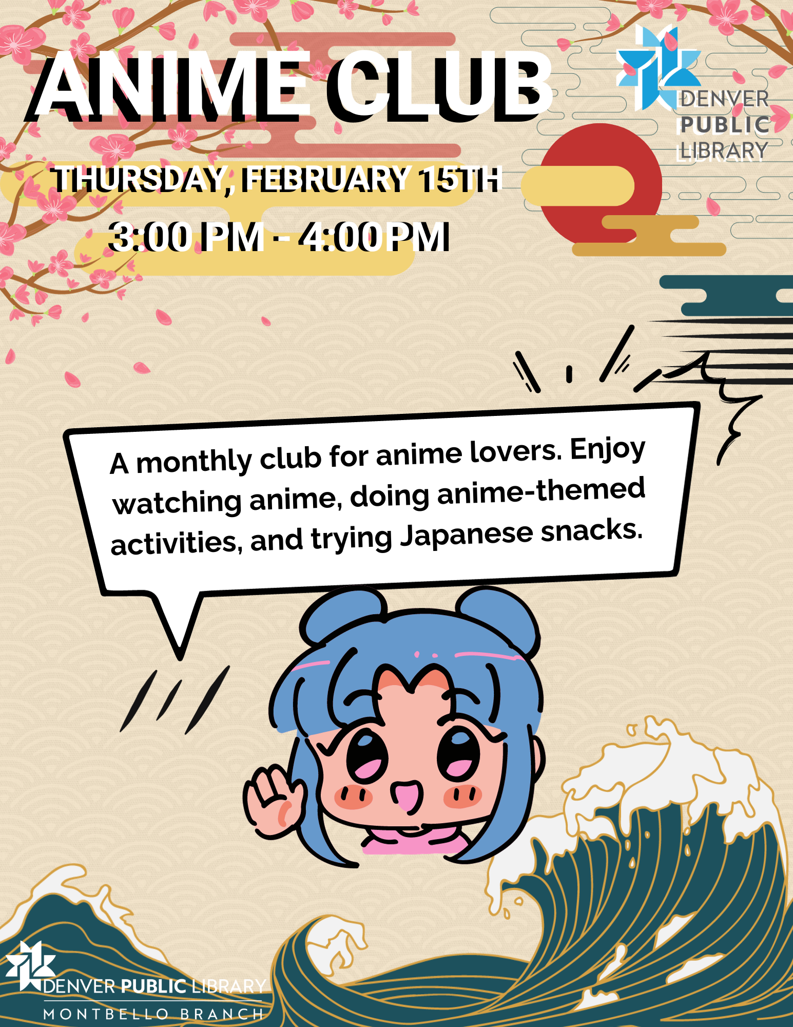 MLO Anime Club flyer