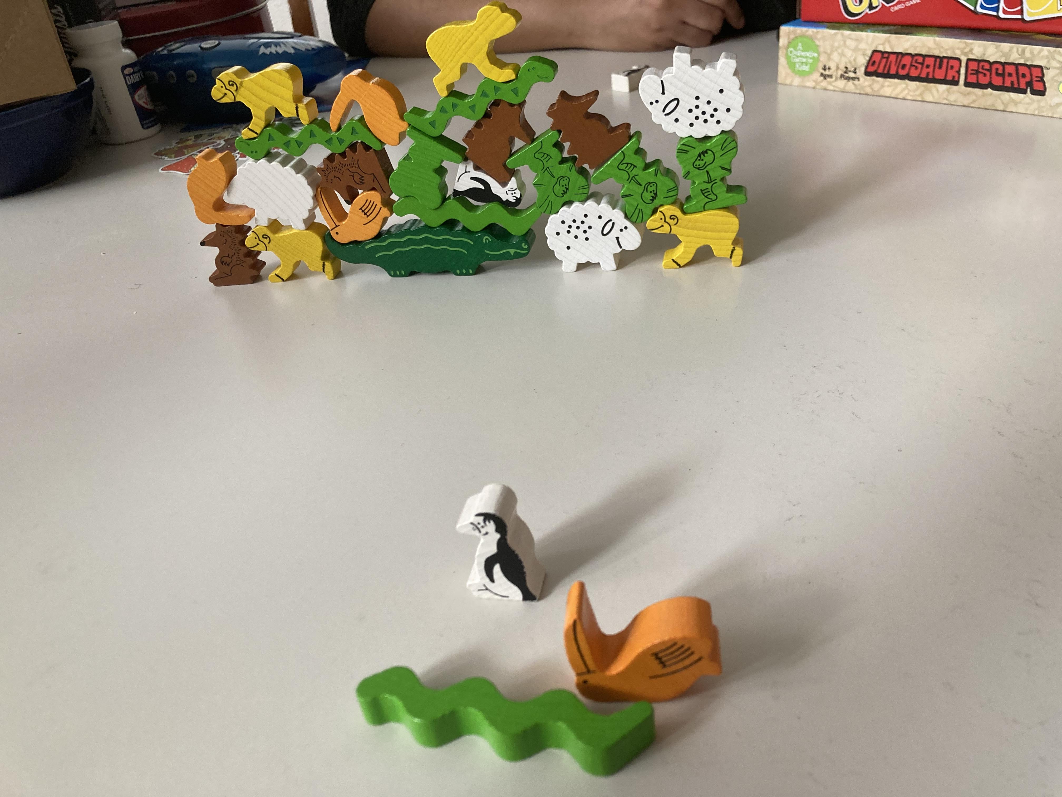 HABA Animal Upon Animal - Classic Wooden Stacking Game Fun for The Whole Family 
