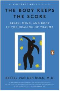 book cover of the body keeps the score