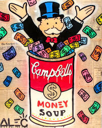 Famed graffiti artist, Alec Monopoly: 