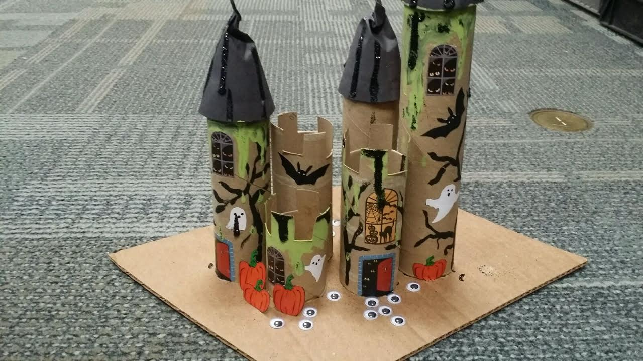 Upcycled Spooky Castle