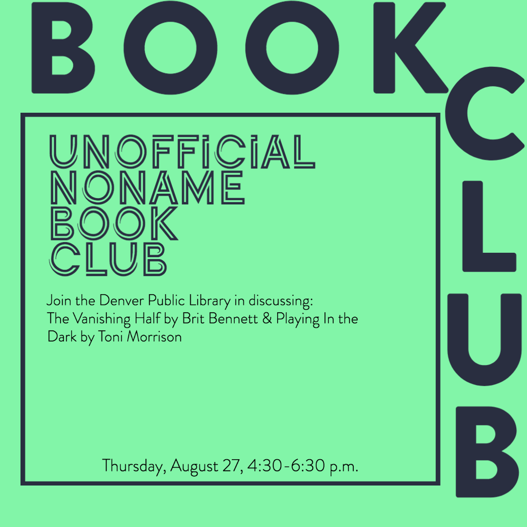 Unofficial Noname Book Club Flier