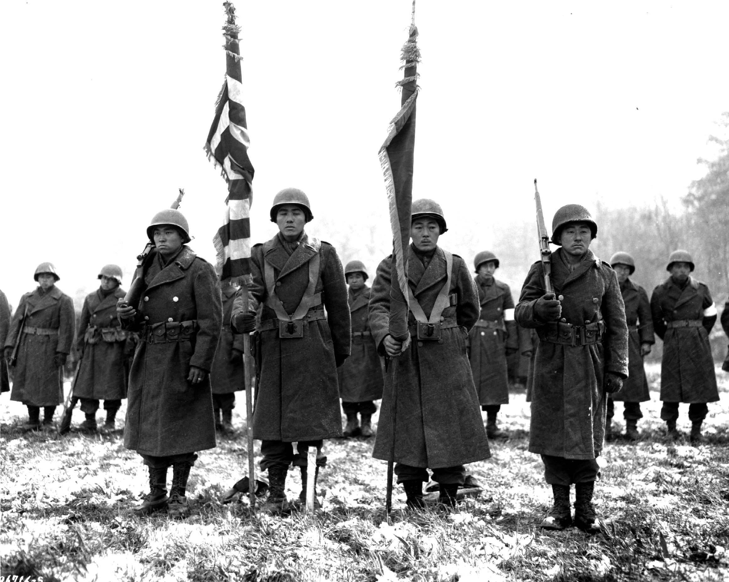 Japanese-American 442d Combat Team, Bruyeres, France.