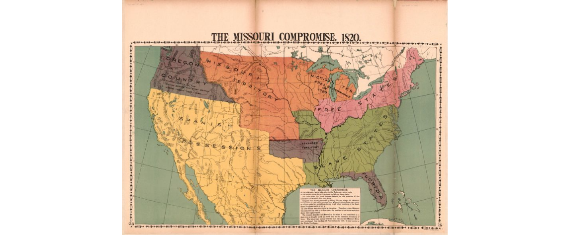 The Missouri Compromise, 1820