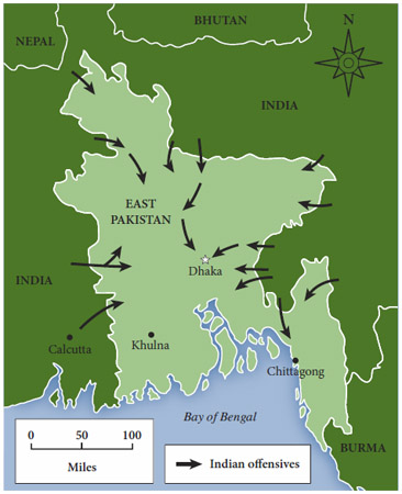INDIAN OFFENSIVES IN EAST PAKISTAN, 1971