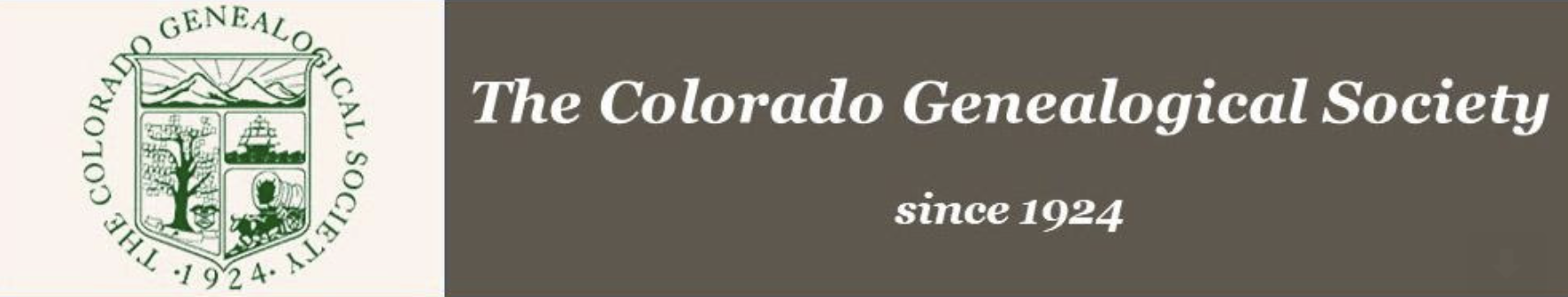 Logo of Colorado Genealogical Society