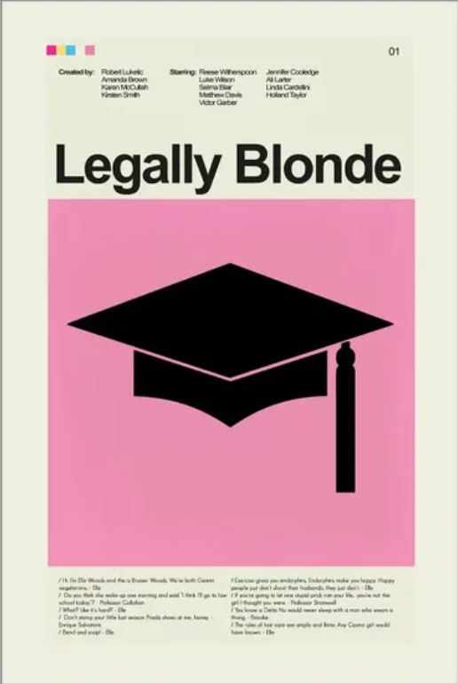 Legally Blonde poster Erin Hagerman