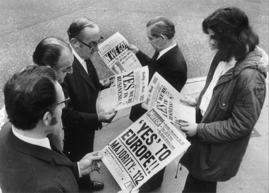 UK says yes to the EEC