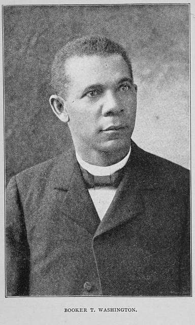 Portrait of Booker T. Washington in 1897