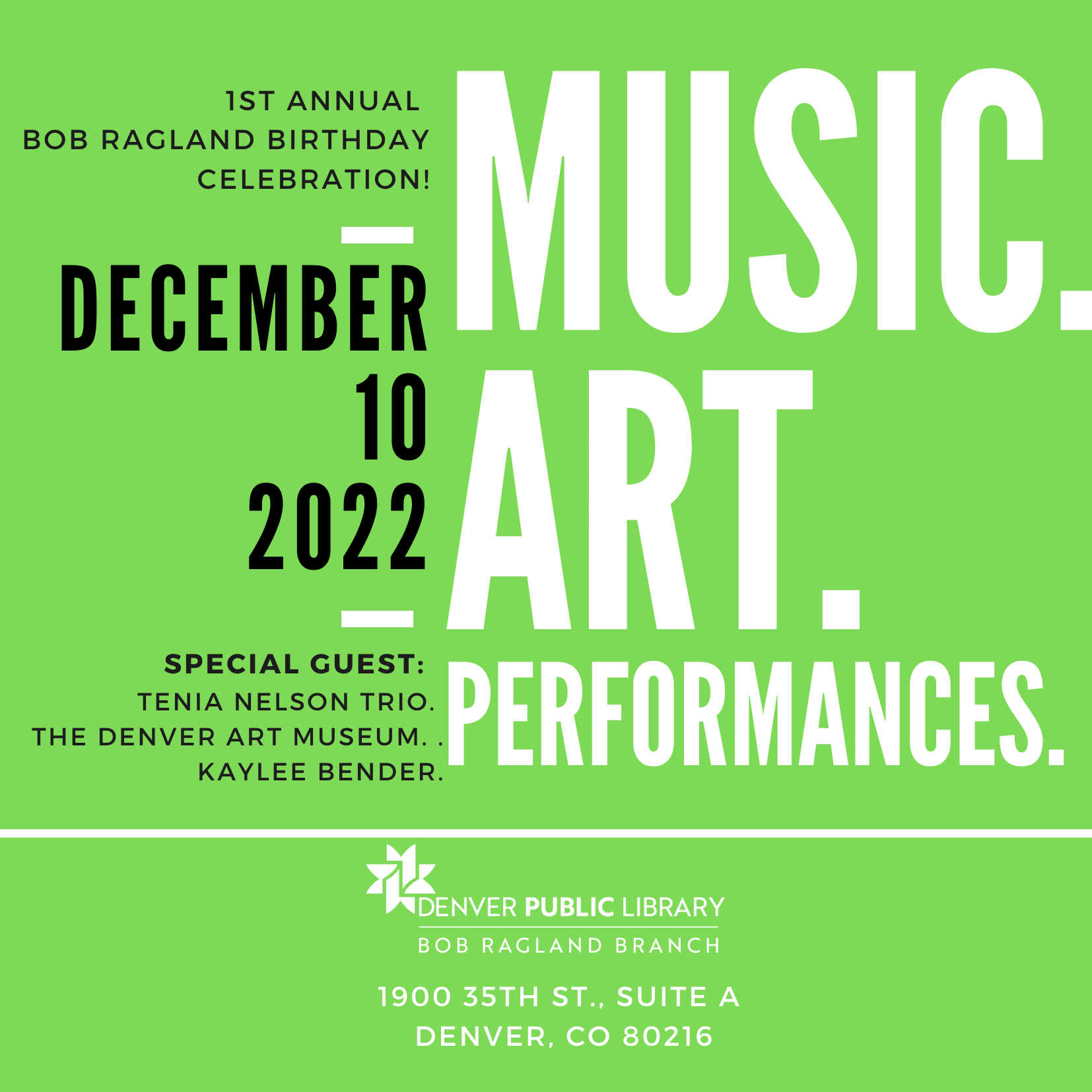Music Art Performances December 10, 2022