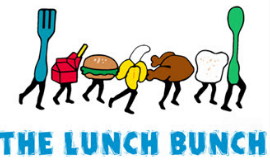 Lunch Bunch logo of food and silverware