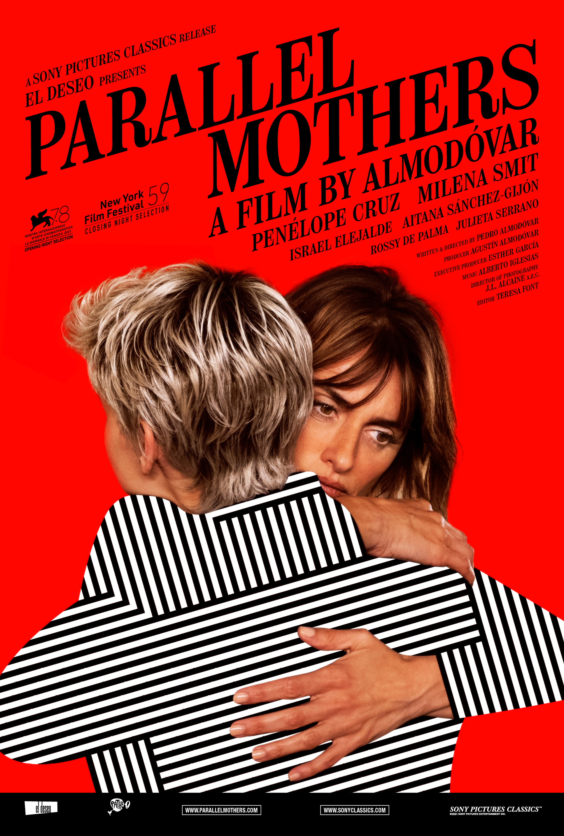 Image of DVD cover, Parallel Mothers