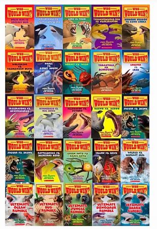 covers of 26 different who would win books