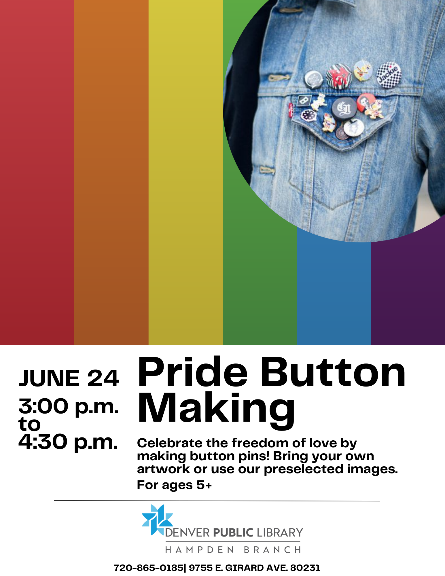 HMP Pride Button Making 6/24