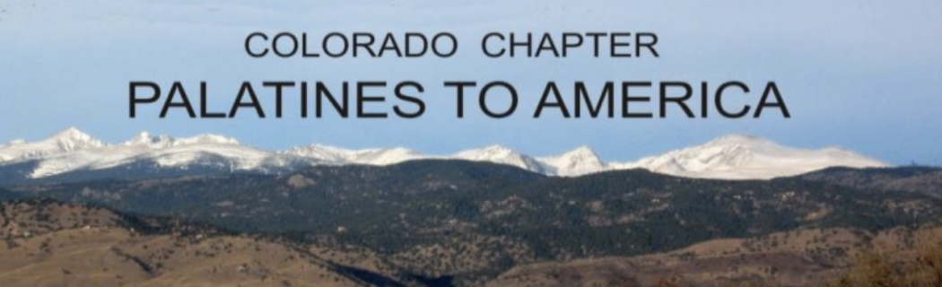 Logo of Colorado Chapter of Palatines to America
