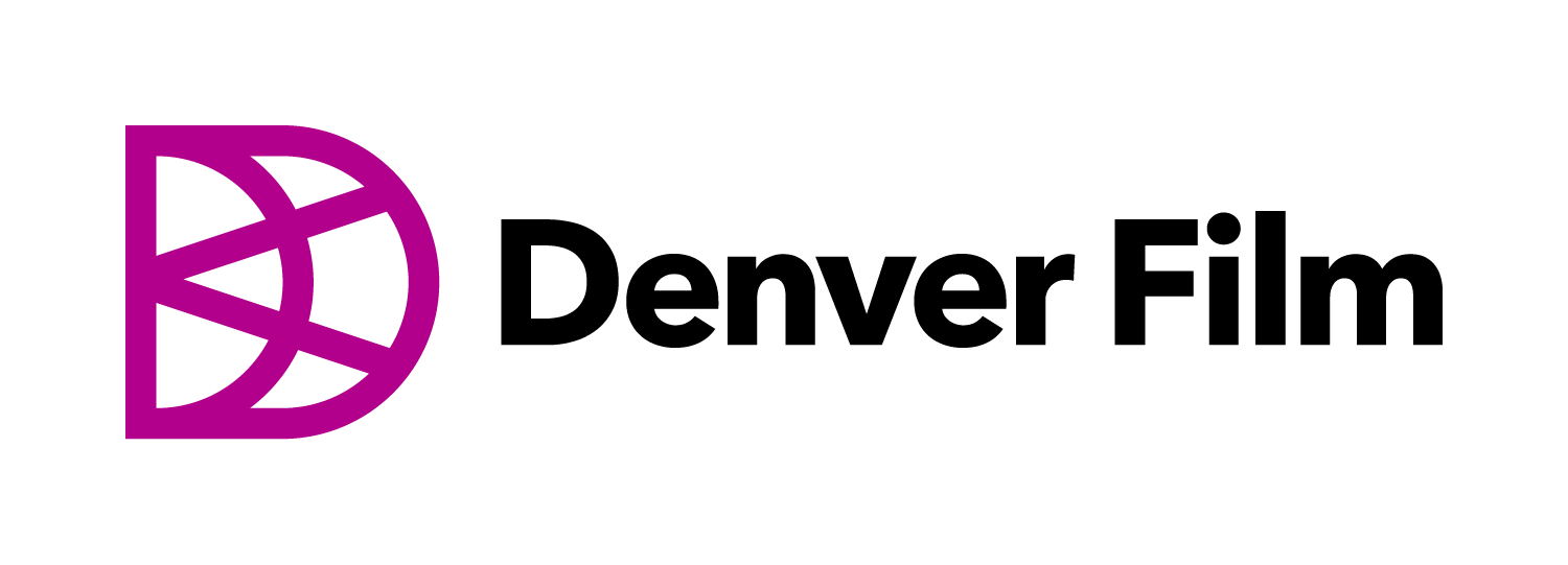 Denver Film logo (black and purple) 