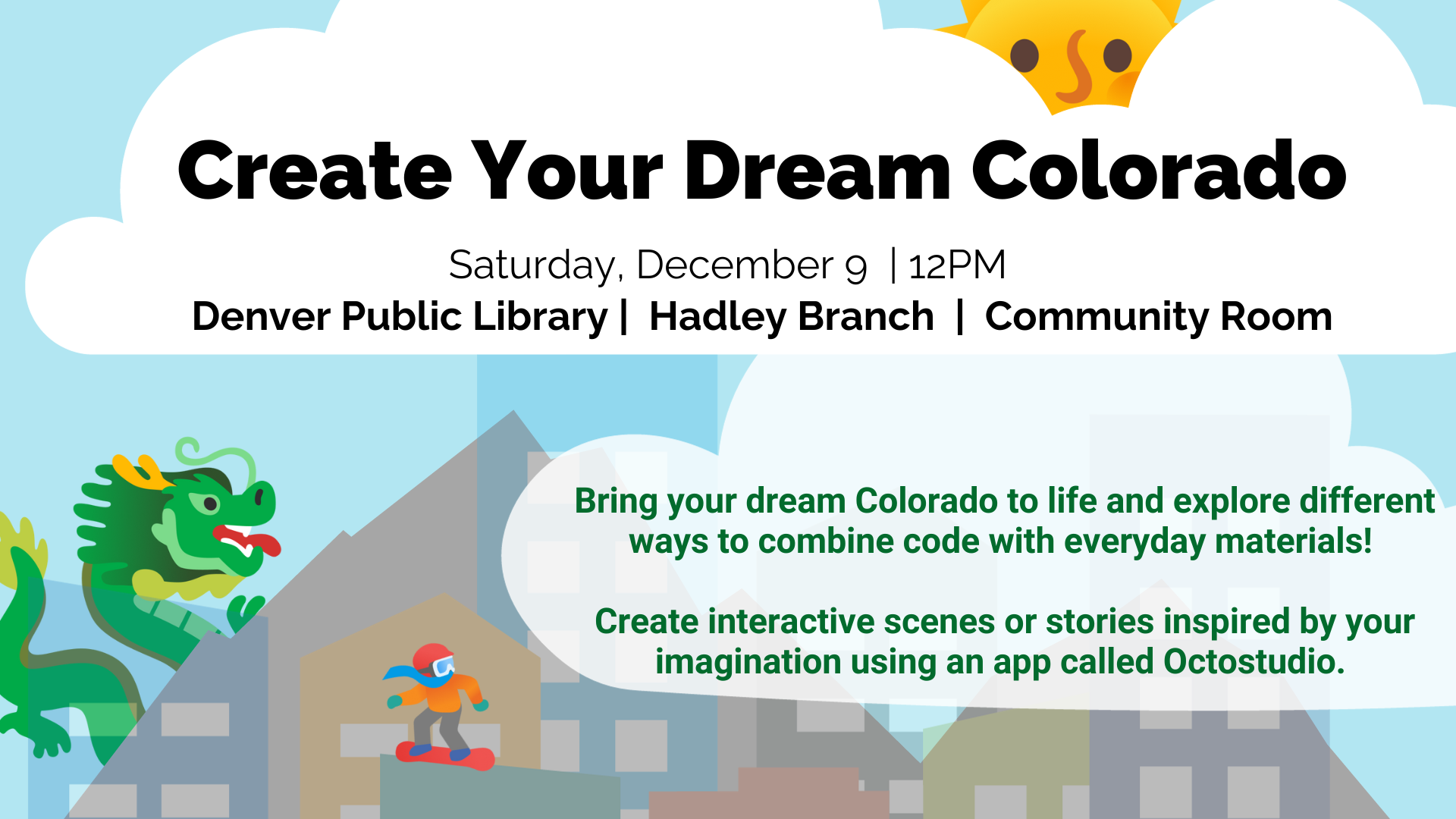 Flyer for Create Your Dream Colorado Program