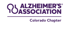 Purple Alzheimer's Association (Colorado Chapter) logo