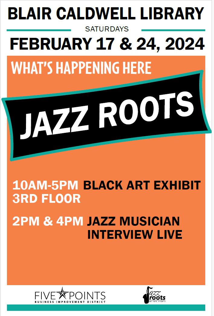 flyer for Jazz Roots event
