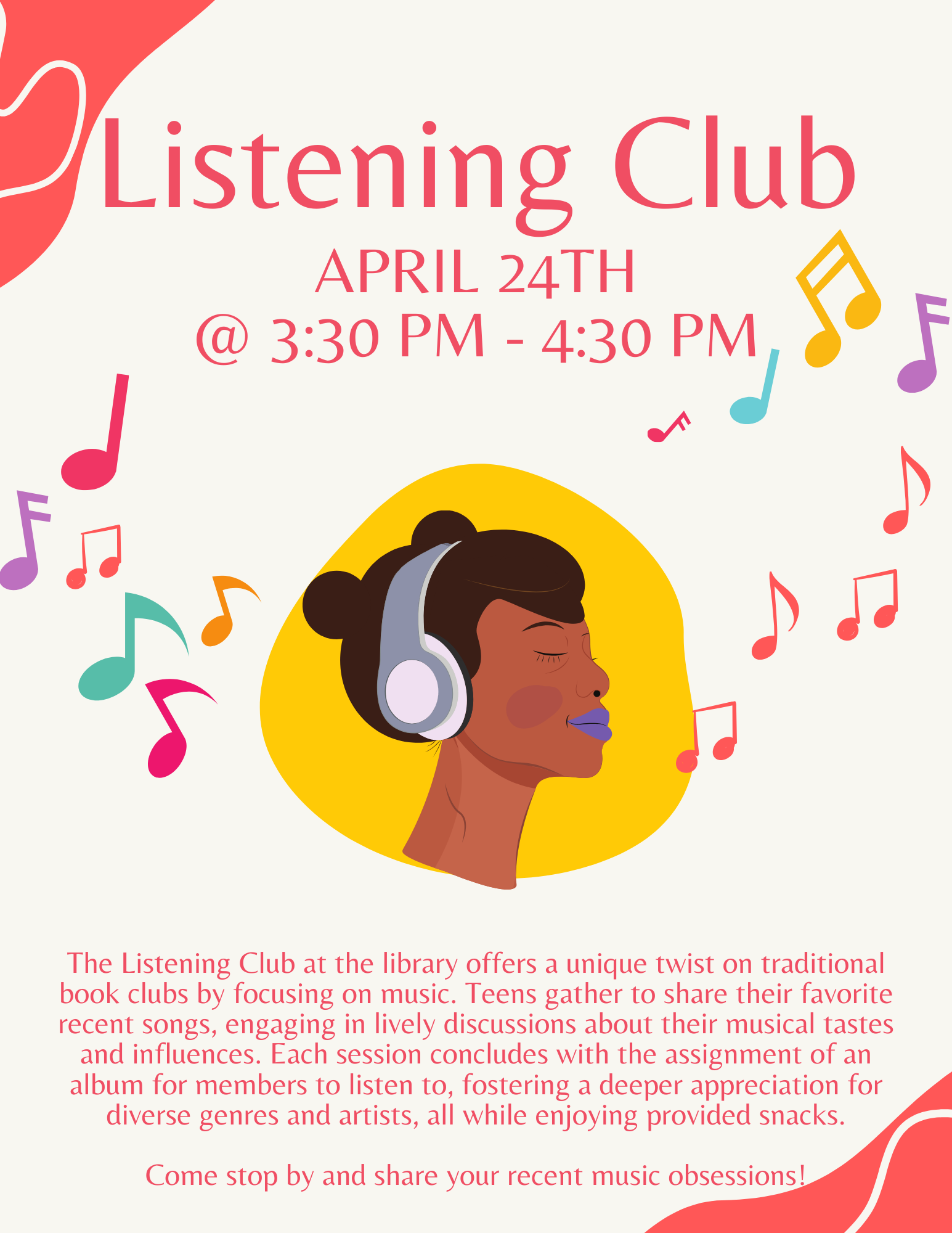 Listening Club Poster