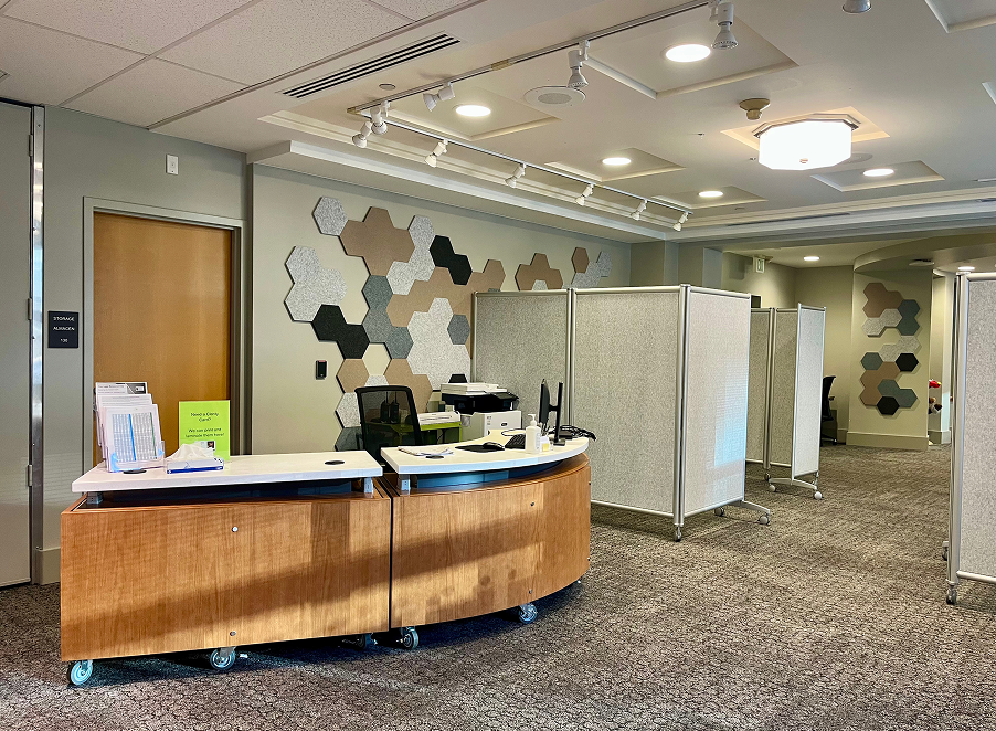 Interior view of the Community Resources Center