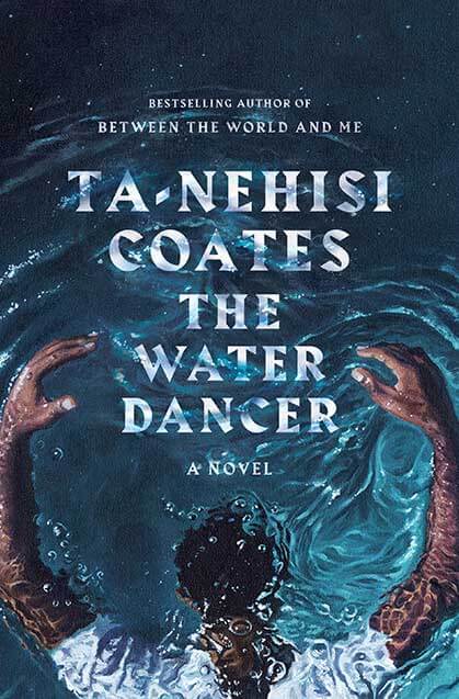 Book cover image of man floating face down in water