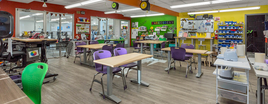 Interior of Montbello idealab