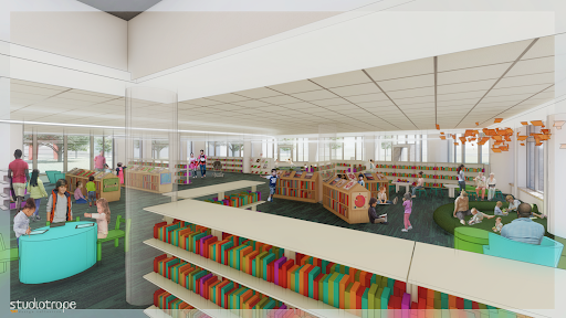 Rendering of Children's Library