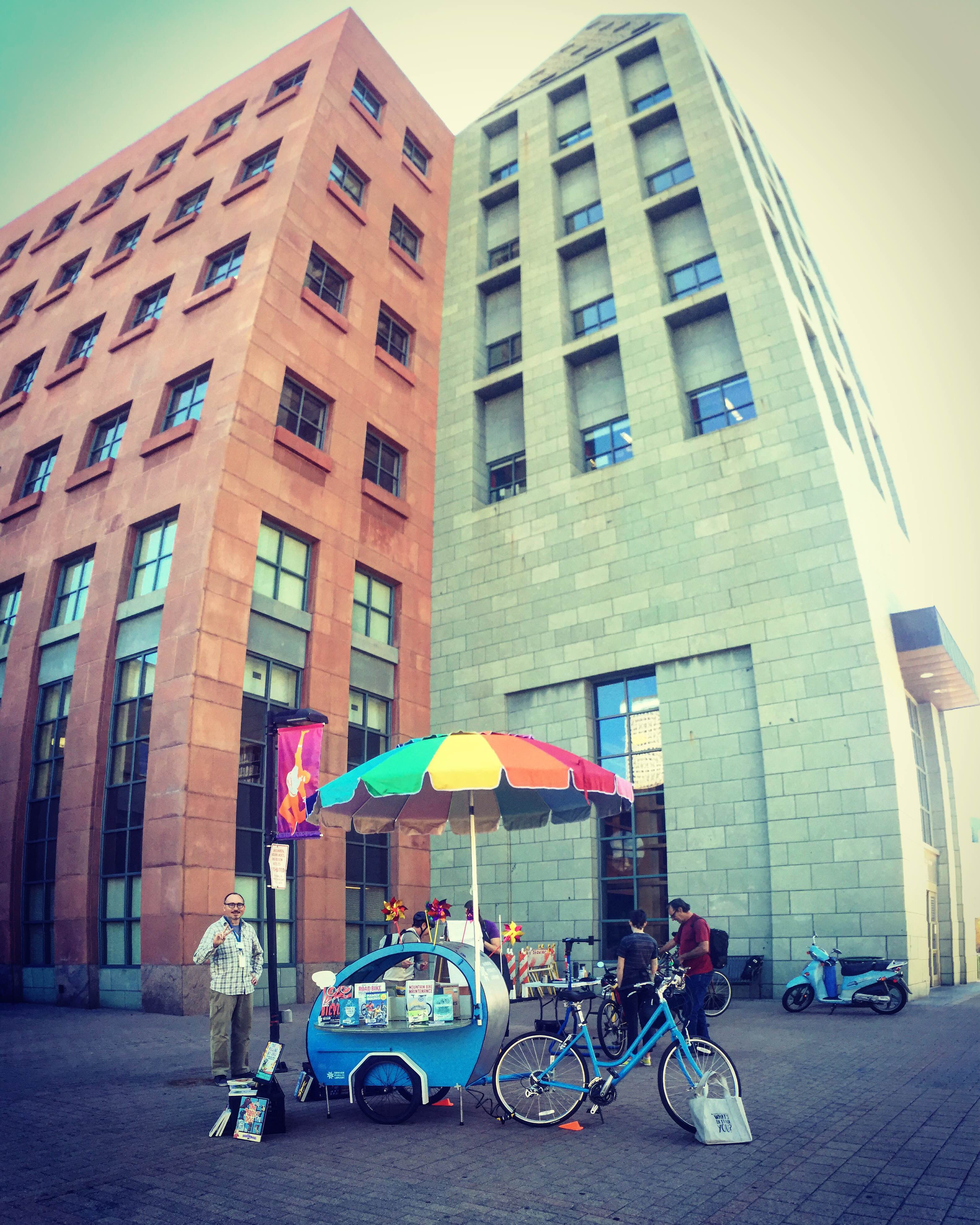 Wheelie Book Bike at the Central Library