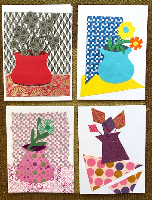 Flower collages 