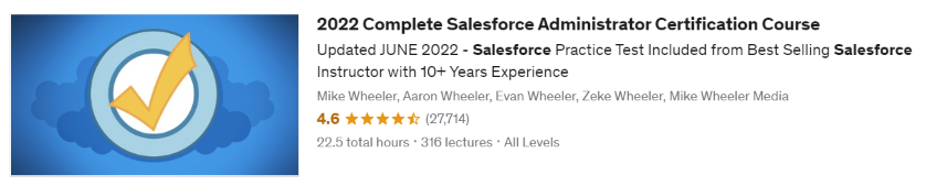Salesforce Administration: course description
