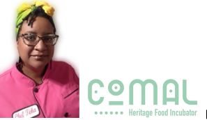 seynabou from comal with logo