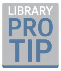 Library Pro Tip