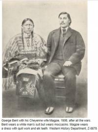 photo: George Bent and wife Magpie