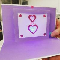 light up valentine's day card