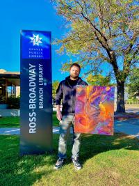 ESIC outside the Broadway Branch Library