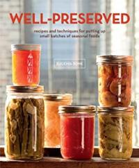 Book cover of Well Preserved featuring photo of homemade jarred foods