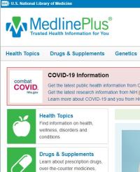 Image of Medline Plus database