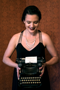 photo: abigail mott typewriter poet