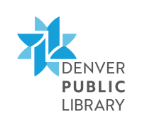 Blue logo of Denver Public Library