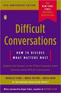 Book Cover, Difficult Conversations