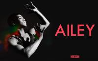 movie poster for ailey featuring a photo of ailey