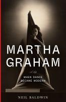 cover of martha graham book showing her in profile