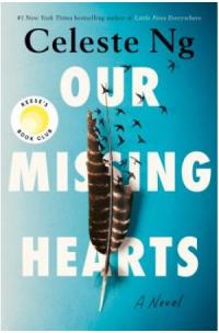 book cover our missing hearts