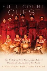 Fort Shaw girls' basketball team posing for a photograph