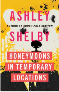 cover Honeymoons in Temporary Locations abstract man against yellow background