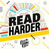 Logo for Book Riot's Read Harder Challenge