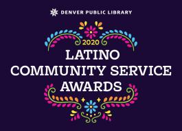 Latino awards 2020 purple graphic