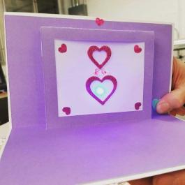 light up valentine's day card